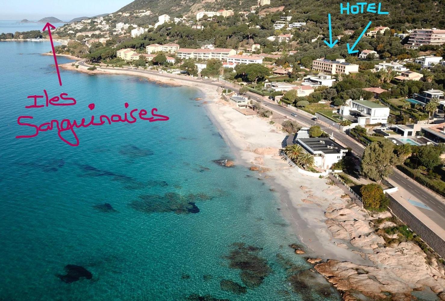 Hotel La Pinede Ajaccio  Bagian luar foto